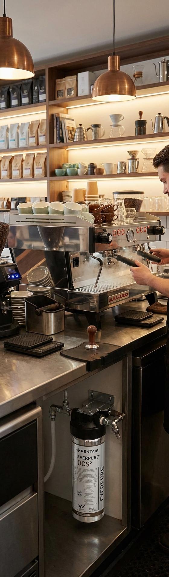 Everpure OCS2 in coffee shop